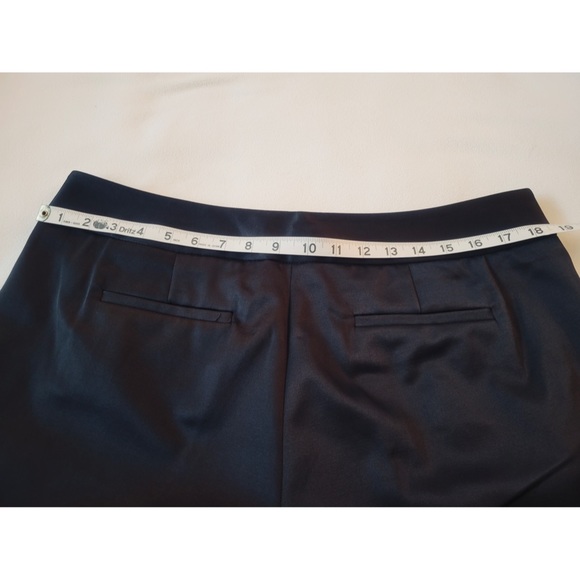 NWOT modern black sateen dress pants by Spiegel - Picture 3 of 9